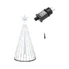 Luzes De Natal LED Para Árvore 1.5/2m, Luz Decorativa De Cordão Com Anel De Metal Para Uso Interno E Luzes De Natal LED Para Árvore 1.5/2m, Luz Decorativa De Cordão Com Anel De Metal Para Uso Interno E