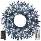Luzes de Natal Ollny 400LED 40m com temporizador 8 modos Cool White Luzes de Natal Ollny 400LED 40m com temporizador 8 modos Cool White