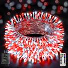 Luzes de Natal Ollny 800 LED 80m vermelhas brancas impermeáveis
