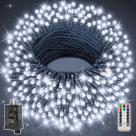 Luzes de Natal Ollny 80m 800LED com temporizador de 8 modos remotos