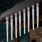 Luzes de Natal Outdoor Icicle WATERGLIDE 12" 192 LED brancas