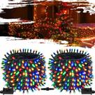 Luzes de Natal OZS 400LED 50m à prova d'água 8 modos multicoloridas