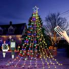 Luzes de Natal PUHONG Color Changing Star 320 LED 10m Luzes de Natal PUHONG Color Changing Star 320 LED 10m