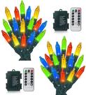 Luzes de Natal SMART EGG, pacote com 2, 50 LED, 5,4 m, impermeáveis