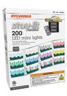 Luzes de Natal SYLVANIA Stay Lit Platinum - 200 Luzes
