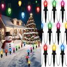 Luzes de Natal TIORIY 20 Pathway Lights 24,2 pés multicoloridas Luzes de Natal TIORIY 20 Pathway Lights 24,2 pés multicoloridas