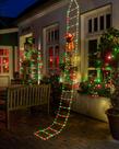 Luzes de Natal Toodour LED de 10 pés com Papai Noel vermelho e verde