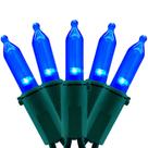 Luzes de Natal YULETIME 200 Blue LED 20m Green Wire