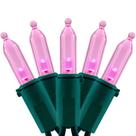 Luzes de Natal YULETIME 200 Pink LED 20m Green Wire