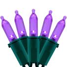 Luzes de Natal YULETIME 200 Purple LED 20m Green Wire