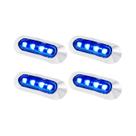 Luzes De Navegação LED À Prova d'Água Para Barcos, Luzes De Proa E Popa Para Iates, Caiaques, Pesca,