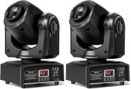 Luzes de Palco UKing Moving Head 25W - 8 Gobos, 8 Cores e 11 Canais