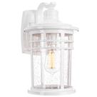 Luzes de parede externas Darkaway 38cm White Seed Glass