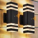 Luzes de parede externas DASTOR, pacote com 2 unidades, 3000 K, branco quente, IP65, 110 V