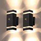 Luzes de parede externas LMP Dusk to Dawn 5W LED IP65 10x11x24cm