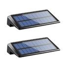 Luzes De Parede Solares À Prova d'Água Para Exterior, Pacote Com 2, Luzes Solares De Cerca Com 4