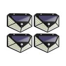 Luzes De Parede Solares Para Exterior Com 100 LEDs E Sensor De Movimento, Luz Noturna Para Jardim,
