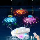 Luzes de piscina flutuantes BOXPSII recarregáveis RGB IP68 impermeáveis