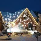Luzes de Projetor de Flocos de Neve de Natal NUÜR - Uso Interno e Externo