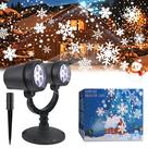 Luzes de projetor de Natal LILNIAGY Snowflake IP65 Outdoor