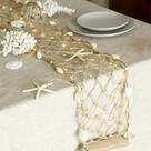 Luzes de rede MIYA LIFE Seashell Garland 0,5 x 1,5 m 55 LED USB