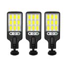 Luzes de Rua Solares com Sensor de Movimento - 108 COB, 3 Modos, Sem Fio