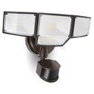 Luzes de segurança LED LUTEC 80W 9000LM com sensor de movimento IP65