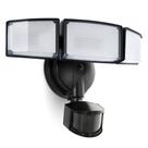Luzes de segurança LED UME 49W Sensor de movimento ao ar livre pretas