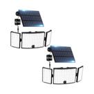 Luzes De Sensor De Movimento Alimentadas Por Energia Solar Para Exteriores, Lâmpada De Parede LED