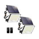 Luzes De Sensor De Movimento Alimentadas Por Energia Solar Para Exteriores, Lâmpada De Parede LED