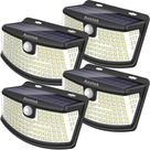 Luzes de sensor de movimento solar Aootek 120 LEDs IP65 à prova d'água