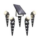 Luzes De Spot Solar À Prova d'Água Para Exterior 50X LED Com Acionamento Automático Para Jardim E