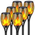 Luzes de Tocha Solar Aityvert 109 cm 96 LEDs à Prova d'Água Pacote com 6