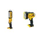 Luzes de trabalho LED DEWALT DCL050 500/250lm e DCL043 1500lm
