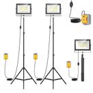Luzes de trabalho LED LIVOWALNY 200W 20000LM Tripé impermeável