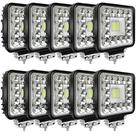 Luzes de Trabalho LED San-Young para Trator - 4 Polegadas, 120W, 10000lm, 12V/24V