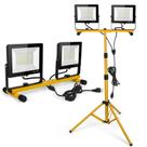 Luzes de trabalho LED Wufoty 21000LM de 3 cabeças com suporte 6500K à prova d'água Luzes de trabalho LED Wufoty 21000LM de 3 cabeças com suporte 6500K à prova d'água