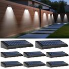 Luzes de vedação solares AUDLES Waterproof IP65, pacote com 8, 60 ml, brancas