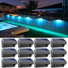 Luzes de vedação solares Aulanto, pacote com 12 unidades, IP65, impermeáveis ao ar livre