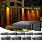 Luzes de vedação solares KIALUSH, pacote de 10, 35 lm, 9 cores, 3 modos, IP65
