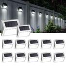 Luzes de vedação solares SOLPEX, pacote com 12, à prova d'água (branco frio)