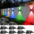 Luzes de vedação solares SunFlickt White e RGB, pacote com 10 IP67