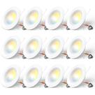 Luzes embutidas LED Amico de 5/6", pacote com 12 unidades, reguláveis em 5 CCT