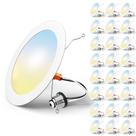 Luzes Embutidas LED FREELICHT 6" 10W 1000LM Reguláveis Pacote com 24