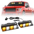 Luzes estroboscópicas de emergência HLAauto 2002L 48 LED para caminhões