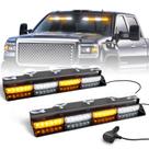 Luzes estroboscópicas de emergência HLAauto 6Z4J 48 LED para caminhões