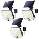 Luzes externas com sensor de movimento MoKo 222 LED Solar, pacote com 3
