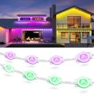 Luzes externas permanentes Fussion 2025 Smart RGB LED 60m