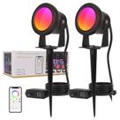Luzes externas RUICAIKUN Smart 15W RGB+W 2800K Waterproof