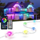Luzes externas WRRLIGHT 300 pés Smart RGB LED IP67 Waterproof